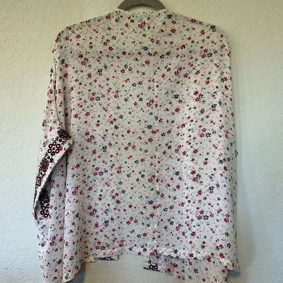 Boho Arizona Jean Company Floral Kimono Style Cardigan Size M-L - Picture 6 of 7